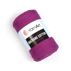 Шнур YarnArt Macrame Cotton, Фуксія 777