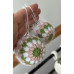 Куля 6 см, Салатовий/пудровий/білий, 5 шт