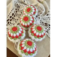 Куля різдвяна, 6 см