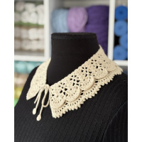 Комірець Одрі в'язаний, Беж