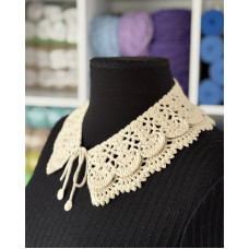 Комірець Одрі в'язаний, Беж