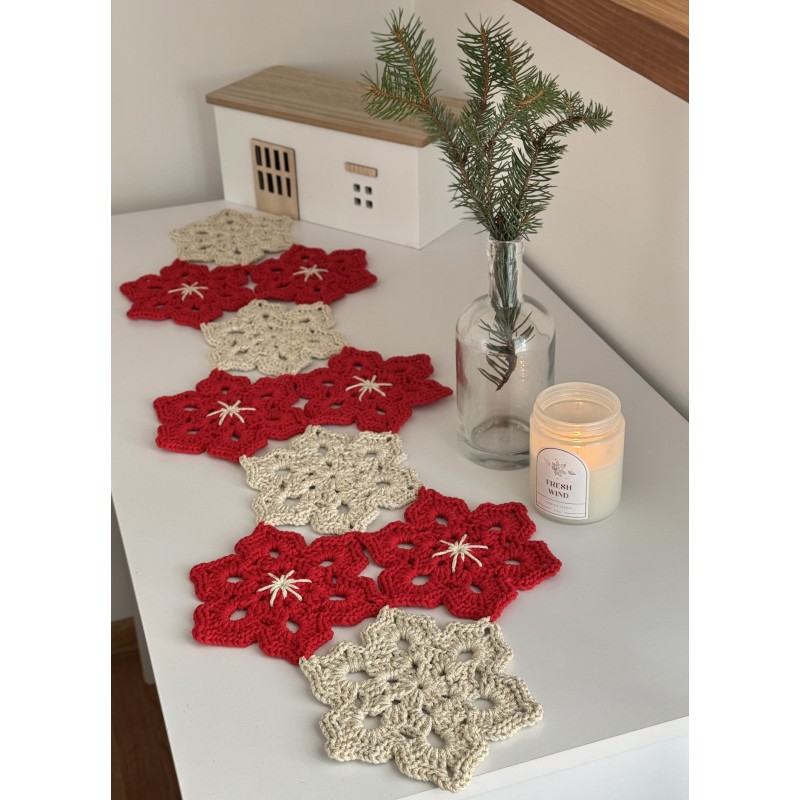 Ранер Фловерс, Червоний/Беж/Золото