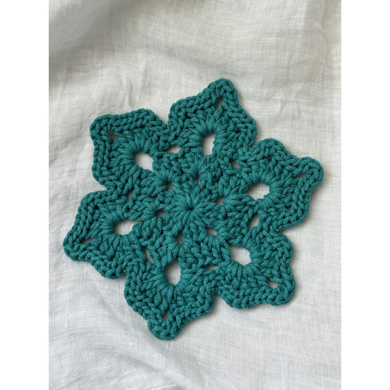 Підставка Фловерс під чашку, Бірюза