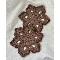 Підставки 2 шт Фловерс під чашки, Коричневий