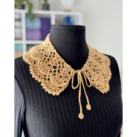 Комірець Одрі, колір Жовтий меланж Комірець Одрі, колір Жовтий меланж