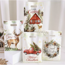 Пакети подарункові різдвяні, 4 шт