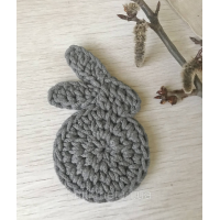 Пасхальний кролик, колір Сірий