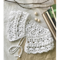 Комірець Shine, колір Білий+Срібло