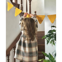 Гірлянда для декору, Жовтий+Бірюза