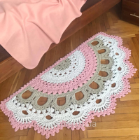 Килим Тетяна в'язаний бавовняний