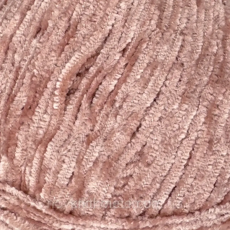 Пряжа велюр, нитки для в“язання Avanti Yarn PUFFY, 50гр/300м № 506 моко