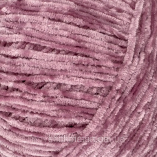 Пряжа велюр, нитки для в“язання Avanti Yarn PUFFY, 50гр/300м № 504 попіл троянди
