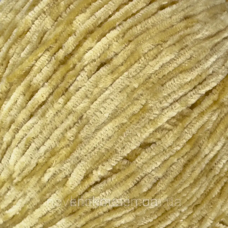 Пряжа велюр, нитки для в“язання Avanti Yarn PUFFY, 50гр/300м № 526 беж