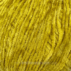 Пряжа велюр, нитки для в“язання Avanti Yarn PUFFY, 50гр/300м № 543 золото