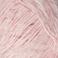 Пряжа велюр, нитки для в“язання Avanti Yarn PUFFY, 50гр/300м № 909 світло-рожевий