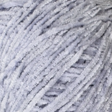 Пряжа велюр, нитки для в“язання Avanti Yarn PUFFY, 50гр/300м № 525 сіро-бликитний