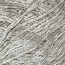 Пряжа велюр, нитки для в“язання Avanti Yarn PUFFY, 50гр/300м № 817 світло-сірий