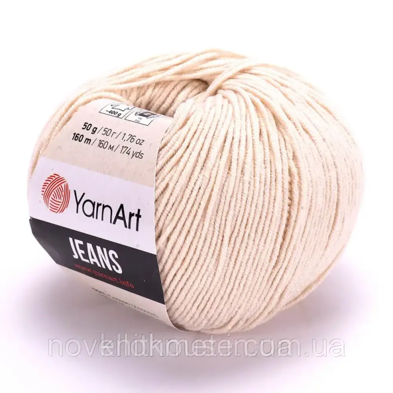 Джинс ЯрнАрт (YarnArt Jeans) 05 світлий беж