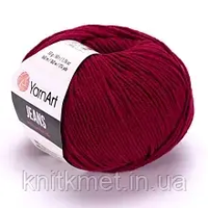 Джинс ЯрнАрт (YarnArt Jeans) 66 бордовий