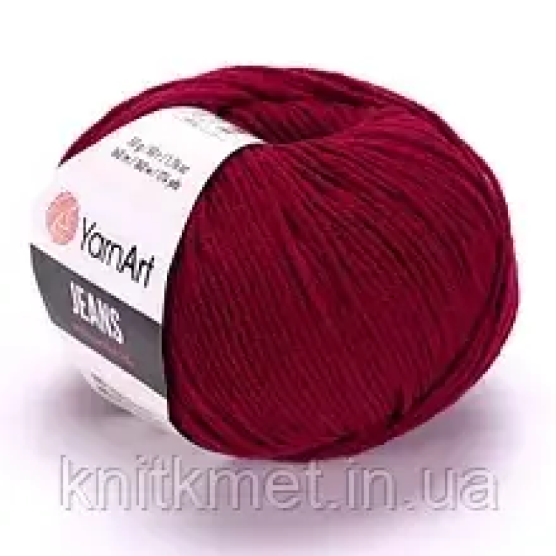 Джинс ЯрнАрт (YarnArt Jeans) 66 бордовий