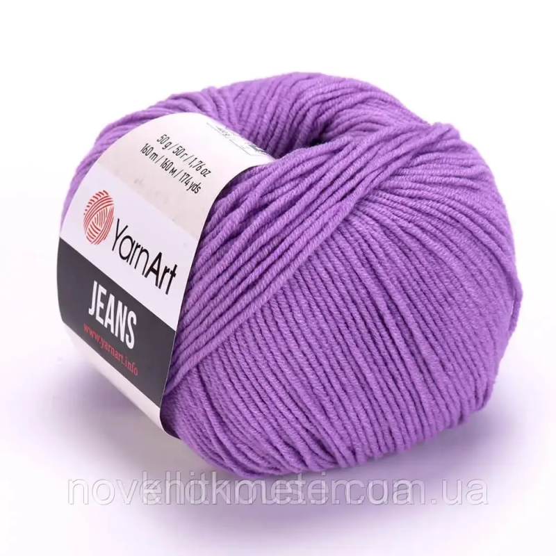 Джинс ЯрнАрт (YarnArt Jeans) 72 бузковий