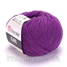 Джинс ЯрнАрт (YarnArt Jeans) 50 фіолетовий