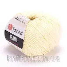 Джинс ЯрнАрт (YarnArt Jeans) 86 ваніль