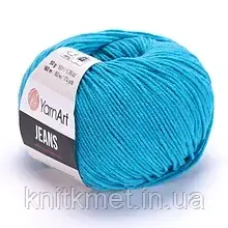 Джинс ЯрнАрт (YarnArt Jeans) 55 бірюза