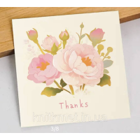 Подячні листівки для подарунків, Троянди